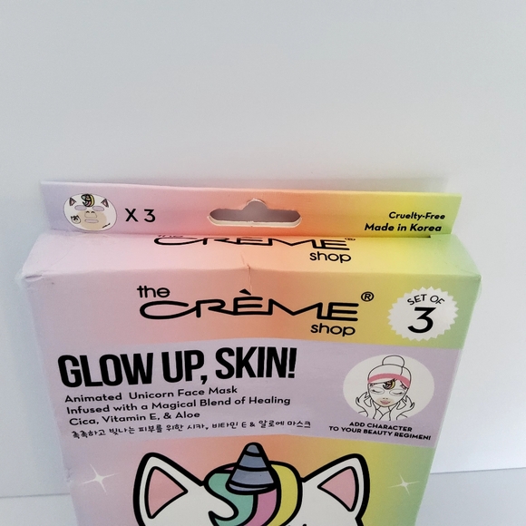 The Creme Shop Animal Sheet Mask, Korean, Hydrating, Collagen, Vitamin C, Anti-A - Picture 5 of 5